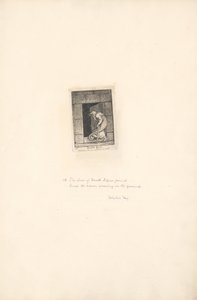 Voor de Geslachten- De Poorten van het Paradijs, Plaat 17, Deur van de Dood door William Blake